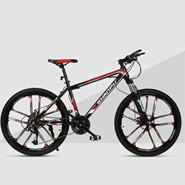 WND Vélo de montagnes WND Mountain Bike   Speed ​​Adult Road Racing Ultra Light One Wheel Bicycle, Red, 26 Pouces