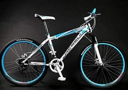 WYN Vélo de montagnes WYN Matériau en Acier au Carbone 21 Vitesses 26 Pouces Exercice de Cyclisme Manufa Cturer Vélo VTT, Bleu