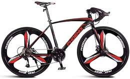 XUERUIGANG vélo XUERUIGANG VTT X1 27_Speed ​​Frein 26inchs Carbon_Steel Cadre Vélo de Montagne (Couleur: Bleu / Rouge / Blanc) (Couleur : Rouge, Taille : Spoke Wheel)