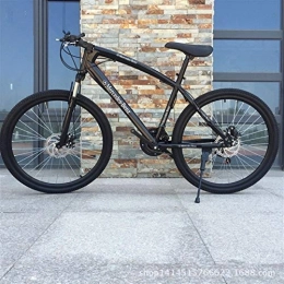 Yiwu Vélo de montagnes YiWu VTT Vélo 26 Pouces Une Roue à Double Disque de Frein VTT (Colore : Spoke Wheel Black, Dimensioni : 26 inch x17 inch)