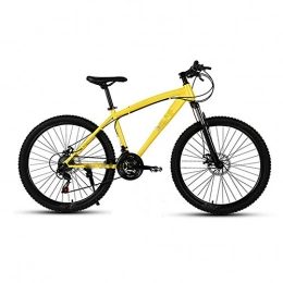 YUANP Vélo de montagnes YUANP Vélo De Montagne 24in Shift Left 3 Right 7 Frame Shock Absorption Mountain Bicycle, A