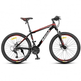  vélo Élégant vélo de Montagne Unisexe 30 Vitesses, 27, 5", Roue, Frein à Disque en Aluminium léger (Version Haute), Rouge