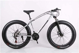 Aoyo vélo Adulte Mountain Bikes, cadre Suspension avant Fat Tire Vélo de montagne, cadre en acier haute teneur en carbone tout terrain VTT, 26 pouces 7 / 21 / 24 / 27 vitesse, 26 pouces 24 vitesses