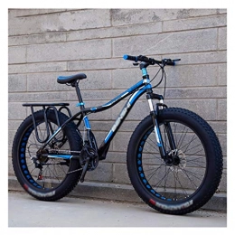 GAOTTINGSD vélo GAOTTINGSD Vélo de Montagne Adulte Fat Tire Bike Adulte Vélos de Route Vélos Plage Motoneige de vélos Hommes Femmes (Color : Blue, Size : 26in)