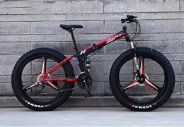 Aoyo Vélos de montagne Fat Tires Hommes Mountain Bikes, 26inch Fat Tire Hardtail motoneige, cadre double suspension et fourche à suspension tout-terrain Vélo de montagne Adulte (Color : Y)