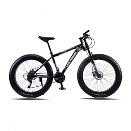 Story 24 / Speed ​​VTT Vélo de Montagne Cadre en Aluminium Fat Vélo 26 Pouces * 4.0 TiresNow Livraison de vélos (Color : Black White S, Size : 21speed)