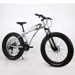 U/A vélo U / A Vlo Engrenage Fixe Mountain Bike Snow Bike Beach Mountain Bike Fat Tire Mountain Bike-White_7_Speed
