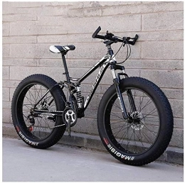 Aoyo Vélos de montagne Fat Tires VTT, 26 pouces 7 / 21 / 24 / 27 Speed ​​Bike, Hommes Femmes Étudiant à vitesse variable vélo, Fat Tire Mens Mountain Bike, 26 pouces 21 vitesses