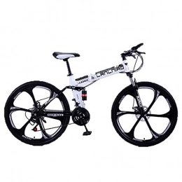 Dapang vélo Dapang 26"VTT Pliant Mountain Bike, Dual Suspension Bike, 27 Speed Shimano Gears Mountain Bike, 2, 21Speed