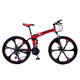 Dapang vélo Dapang 26"VTT Pliant Mountain Bike, Dual Suspension Bike, 27 Speed Shimano Gears Mountain Bike, 4, 21Speed
