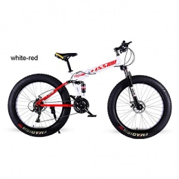 Dengjiam Vélo Vélo D'   Équitation À Cadre Très Rigide   pour Unisexe-Rouge_Et_Blanc