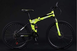 GHZ vélo GHZ Country Mountain Bike-24 / 27 Pouces vélo de Montagne Pliant léger avec Double Absorption des Chocs, Petit vélo de Route Portable pour Adultes