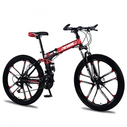 GWXSST vélo GWXSST Roue à Vélo Dual avec Vélos De 21 Vitesses, Antidérapant Résistant à l'usure, Montagne Pliante Rapide Légère Ergonomique, pour Hommes Ou Femmes C
