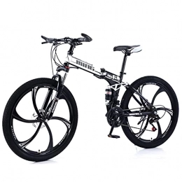 GWXSST vélo GWXSST Vélo Pliage Rapide, Vélos Mountain, Anti-Slip Résistant à l'usure Ergonomique Léger, Vélo Double, pour Hommes Ou Femmes Dual C(Size:27 Speed)
