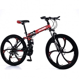 GWXSST vélo GWXSST Vélo pour Hommes Ou Femmes 21 Vélos De Vitesses, avec Résistance à l'usure Antidérapante, Roue Double Montagne Pliante Vélo Ergonomique C