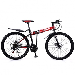 GWXSST vélo GWXSST Vélos Sportifs Pliants Rapides 21 Vitesses Vélo De Vélo Ergonomiques avec Une Roue Antidérapante Résistante à l'usure Dual Mountain VTT Sport pour Hommes Ou Femmes Vélo C