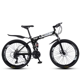 JIAODIE vélo JIAODIE Vélo de montagne pliable 66 cm, VTT avec roue de 40 cutter, frein à disque, compatible avec la plupart des adultes, adolescents, etc.
