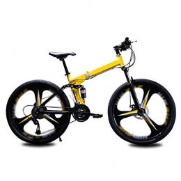 JTYX Vélos pliants pour vélo de Montagne Pliable à Vitesse Variable pour Adultes 3 Roues de Coupe Vélos de Route pour Hommes et Femmes, 24 Pouces