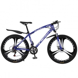 Kays vélo Kays VTT Vélo de Montagne Pliable Adulte Montagne Vélos 26 « » Cadre Léger en Acier Au Carbone 21 / 24 / 27 Vitesse Frein À Disque Pleine Suspension (Color : Blue, Size : 21speed)