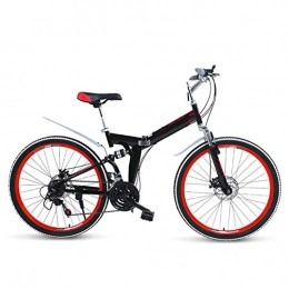 LIUCHUNYANSH vélo LIUCHUNYANSH BMX Dirt Vélos de Route VTT Adulte Vélo Pliant Route Vélos de VTT Hommes 24 Speed ​​26 Pouces Roues for Femmes (Color : Red, Size : 24in)