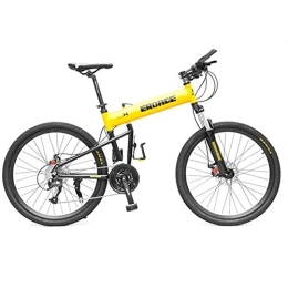 LNX Vélo de Montagne Pliable pour Adulte - 27/30 Vitesse - Vélo de Frein à Double Disque (26 Pouces)