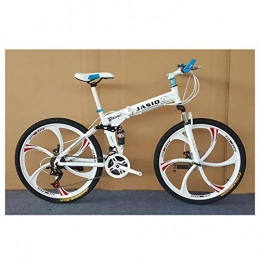 LHQ-HQ vélo QGL-HQ Sports de Plein air Vélos, VTT, Adulte Homme Étudiant Bicyclette, 26 Pouces 24 Vitesse, Route Sports de Plein air Mountain Bike (Color : White)