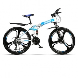 Qinmo vélo Qinmo 26 Pouces Mountain Bikes, Double Disque de Frein Hardtail Hommes VTT, vlo Missing, Cadre en Acier Haute teneur en Carbone, 21-30 Vitesse, 3 Cutter (Color : B-3 Cutter Wheel, Size : 21 Speed)