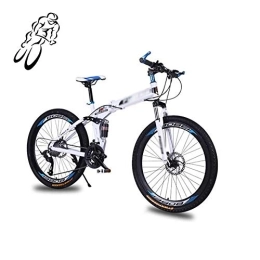 STRTG Vélos de montagne pliant STRTG Bicyclette Portable, vélo Pliant, Pliable Bikes de Montagne, 26 Pouces 24 * 27 Vitesses vélo de Route pour étudiant Adulte, vélo de Plein air, VTT