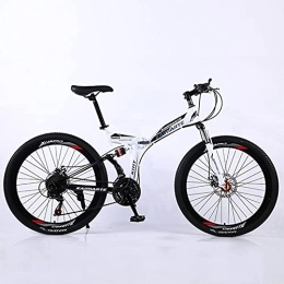 JYCCH vélo VTT pour adulte - Pliable - 66 cm - 27 vitesses - Vitesse variable - Vélo tout-terrain - Queue souple - Pour sports de plein air - BU - 3 roues - 66 cm - 21SPD (40 roues de 66 cm - 21SPD)