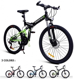 HCMNME vélo Vélo de montagne, Vélo de montagne, Vélo VTT - Vélo de montagne Handtail, Vélo de montagne, Vélo de montagne avec suspension avant Siège réglable, 24 vitesses multiples couleurs à choisir (couleur: ve