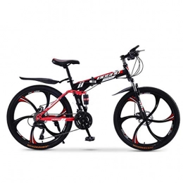 Dapang vélo Vélo de montagne à double suspension intégrale, doté d'un cadre en acier et de roues de 26 pouces avec freins à disque mécaniques, transmission Shimano à 24 vitesses, en plusieurs couleurs, 3, 21speed