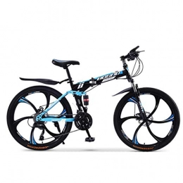 Dapang vélo Vélo de montagne à double suspension intégrale, doté d'un cadre en acier et de roues de 26 pouces avec freins à disque mécaniques, transmission Shimano à 24 vitesses, en plusieurs couleurs, 7, 21speed