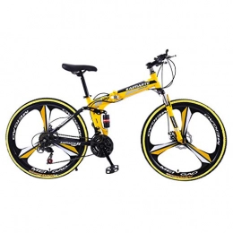 SHUANGA vélo Vélo VTT Shimano Shimano 21 Speed 26 pouces en acier carbone - Vélo de montagne pliable - Vélo de montagne de 26" à 21 vitesses