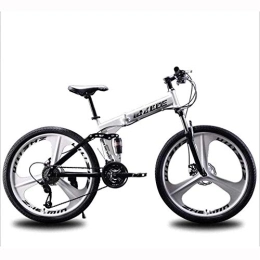 XHLLX vélo XHLLX 26 Pouces en Aluminium Prêt De Vélos en Aluminium, Pliable VTT, Homme Femme But Général Plage Motoneige Vélo, Vélo Double Disque De Frein, B