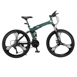 ZJBKX vélo ZJBKX VTT pliable de 66 cm, léger Crosscountry étudiant portable vitesse variable double absorption des chocs vélo pour homme et femme 27 vitesses