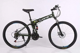 ZXM vélo ZXM Ensemble de pour vélo Pliable 24 'vélo Pliant vélo Adulte vélo de Montagne pour Hommes et Femmes et Roue de Couteau