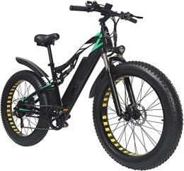 YUANLE Vélos de montagne électriques 7 vitesses E vélos pour hommes vélo électrique, vélos électriques pour adultes 26 * 4.0 gros pneus vélos électriques