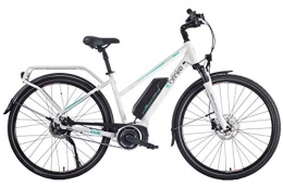 Brinke Vélos de montagne électriques Brinke Vélo Électrique Rushmore 2 DI2 Confort Transmission Automatique (Blanc, M)