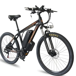 KETELES vélo Cheap Electric Bicycle 36 V / 48 V 13 Ah Pédales Power Assist 250 W Moteur Lithium Batterie Mountain Electric Bike Bicycle (48 V 13 Ah 250 W, noir)