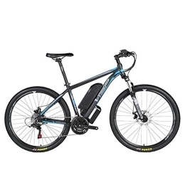 D&XQX Vélos de montagne électriques D&XQX VTT électrique (26-29 Pouces), avec Grande Amovible Capacité Lithium-ION (36V 250W), vélo électrique 24 Speed ​​Gear et Trois Modes de Travail, Bleu, 26 * 15.5in