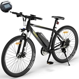 Eleglide Vélos de montagne électriques ELEGLIDE M1 Plus Vélo électrique de VTT électrique pour femme et homme 27, 5" avec batterie lithium-ion amovible 36 V 12, 5 Ah Conforme à l'UE, 21 vitesses, lumière LED
