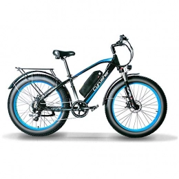 Extrbici vélo Extrbici Batterie de Vélo électrique 48v 1000w 26 inch Fat Tire Adult Electric Mountain Bike XF650 (XF650 1000W 13A 21S Bleu)