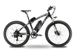 Extrbici vélo Extrbici Vélo de Montagne électrique avec Table de Code Support de Montagne pour Montagne XF6601000W 48V 16A avec Shimano 7 Vitesses Frein à Disque Mécanique (White)