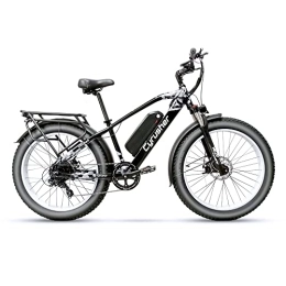 Extrbici vélo Extrbici Vélo Electrique de Montagne pour Homme et Femme avec Batterie au Lithium Imperméable à Bande Epaisse 48V13AH XF650 Blanc