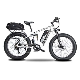 Extrbici vélo Extrbici Vélo Electrique pour Homme et Femme Suspension Totale Batterie au Lithium Frein à Disque Hydraulique XF800 48 V 13 Ah Blanc