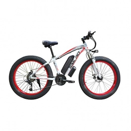 FZYE vélo FZYE 26 Pouce Vélos électriques Montagne, Bicyclette 48v / 1000W Adultes Sports et Loisirs, Blanc