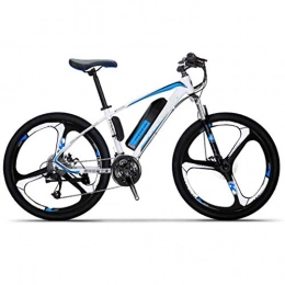 FZYE Vélos de montagne électriques FZYE 26 Pouces Montagne Vélos électriques, Fourche Suspension audacieuse Bicyclette Alliage d'aluminium Vélos Adultes Sports Loisirs, Bleu
