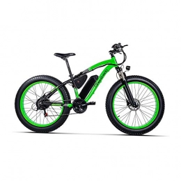 GUNAI Vélos de montagne électriques GUNAI Vélo de Montagne électrique, 1000W Moteur Tout-Puissant Vélo Électrique Puissant 21 Vitesse Neige VTT LCD Compteur de Vitesse Lithium-ION Battery(Vert)