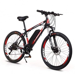 HAOXJ1 Vélos de montagne électriques HAOXJ1 26 '' Electric Mountain Bike, Ville commuer vélo électrique avec Grande Amovible Capacité de la Batterie (36V 250W), vélo électrique 21 Speed ​​Gear (Color : Red 1)
