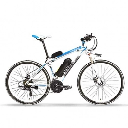 HLeoz vélo HLeoz 26'' Vélo électrique pour vélo de Montagne électrique Amovible Vélo de Montagne à Batterie au Lithium 48V 10Ah 21 Vitesses Vélo de Ville électrique, Blue t